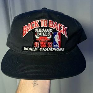 Vintage Chicago bulls championship hat
